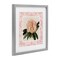 Stupell Industries Pink Pattern Botanical Framed Print Under Glass, design by Livi Finn
